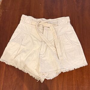 Free People One Penny Beige Shorts size 10